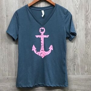 Anchor Distressed Handmade Short Sleeve Dust BB760